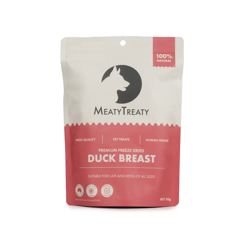 MEATY TREATY FREEZE DRIED DUCK BREAST 50G