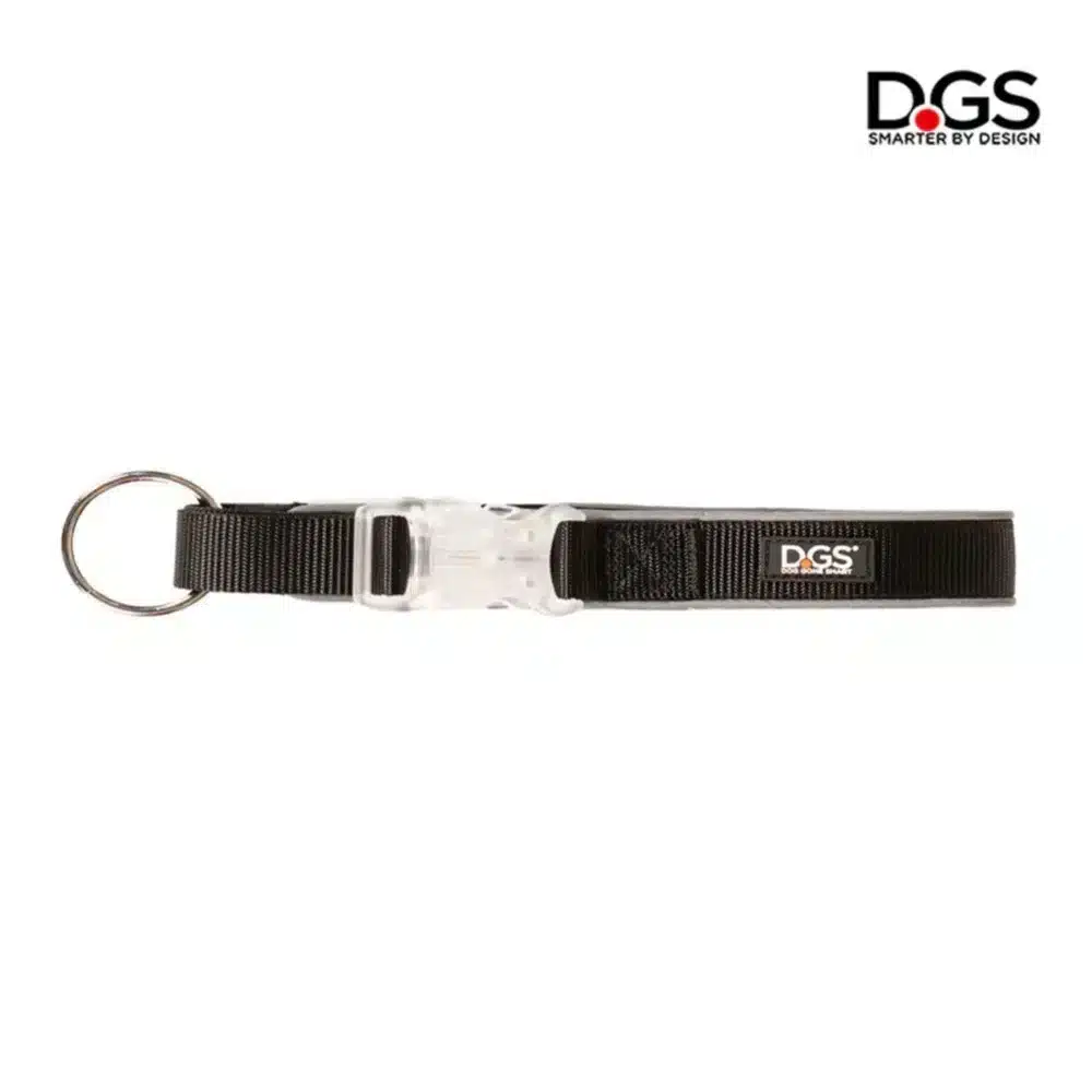 Dgs Led Dog Collar Small - Black, Navy, Purple And Red Black