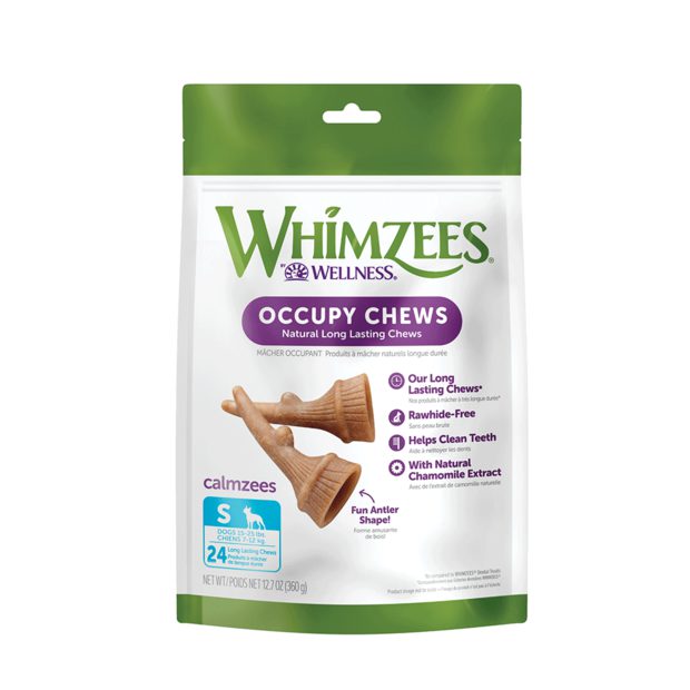 Whimzees Occupy Antler Dog Chews - Small