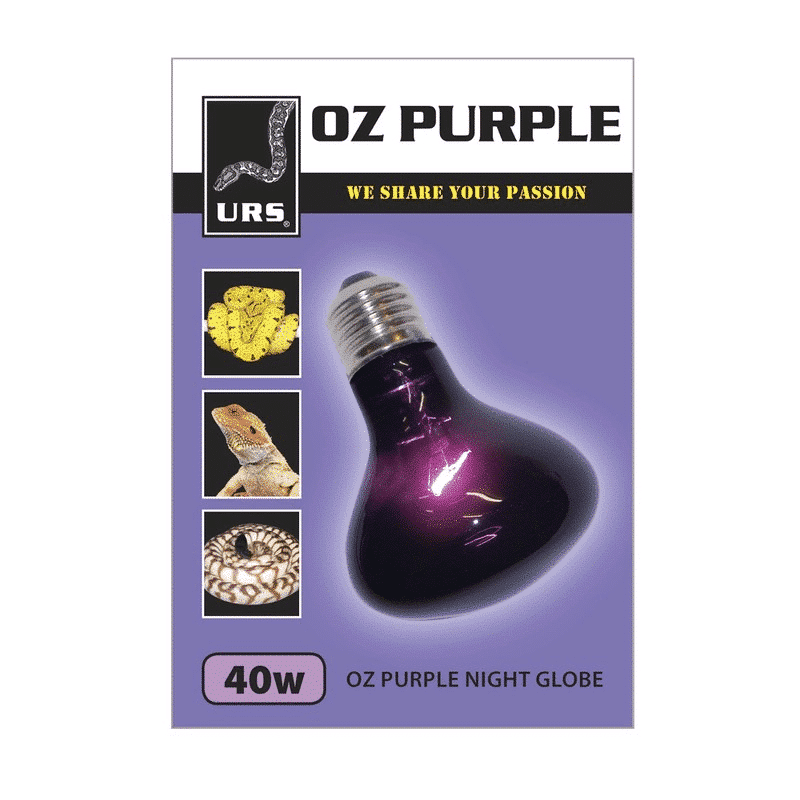 URS OZ PURPLE NIGHT GLOBE 40W, 60W, & 75W 40W
