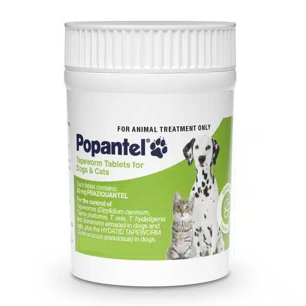 Popantel Tapeworm Tablets For Dogs and Cats Single