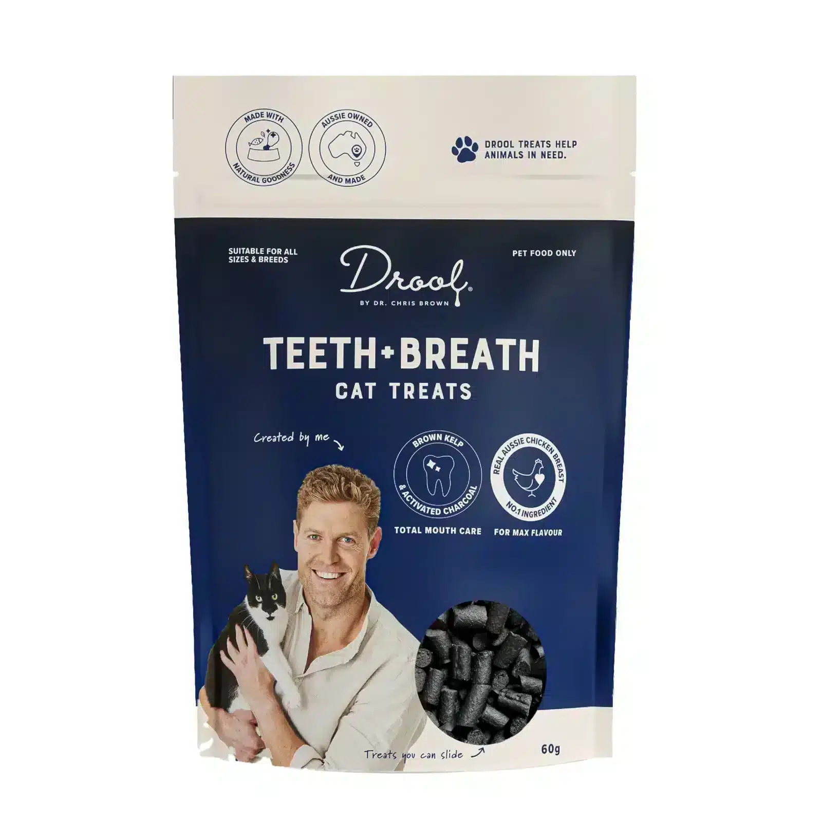 Drool by Dr Chris Brown Teeth And Breath Cat Sticks - 110g