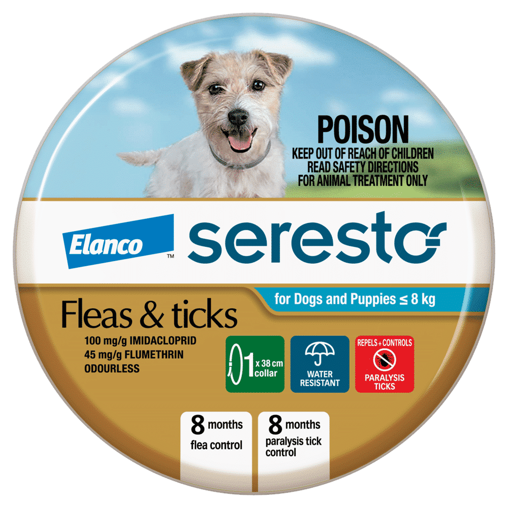 Seresto Flea & Tick Collar for Dogs Under 8kg