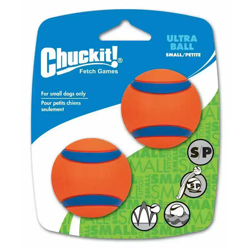 Chuckit Ultra Ball - 2 Pack Small And Medium Small