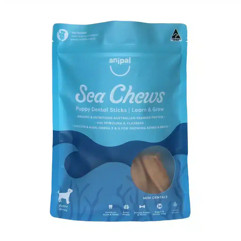 Anipal Sea Chews Learn And Grow Puppy Dental Sticks - 150g