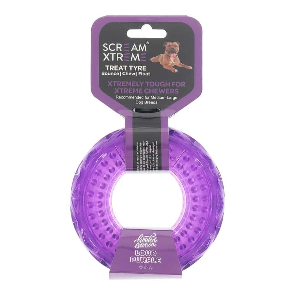 Scream Xtreme TREAT TYRE Loud Purple - Med/Lge 13x4.5cm