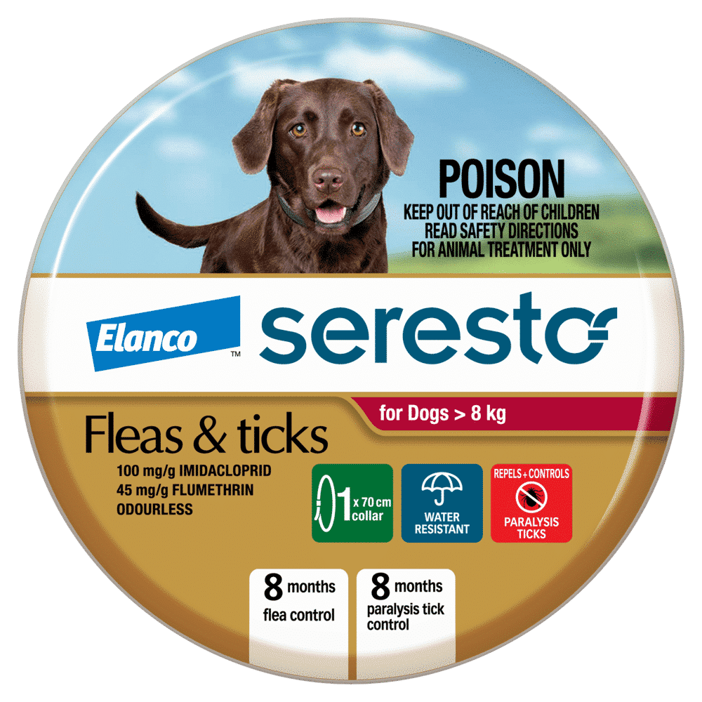 Seresto Flea & Tick Collar for Dogs Over 8kg