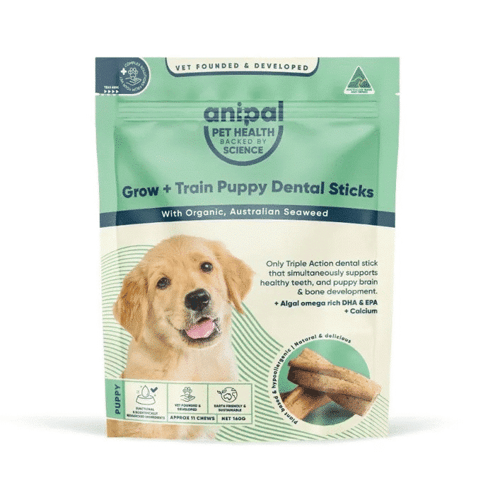 Anipal Grow+Train Puppy Dental Sticks - 160g
