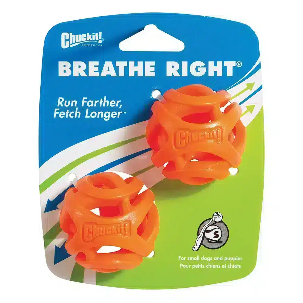 Chuckit Breathe Right Ball - 2 Pack Small