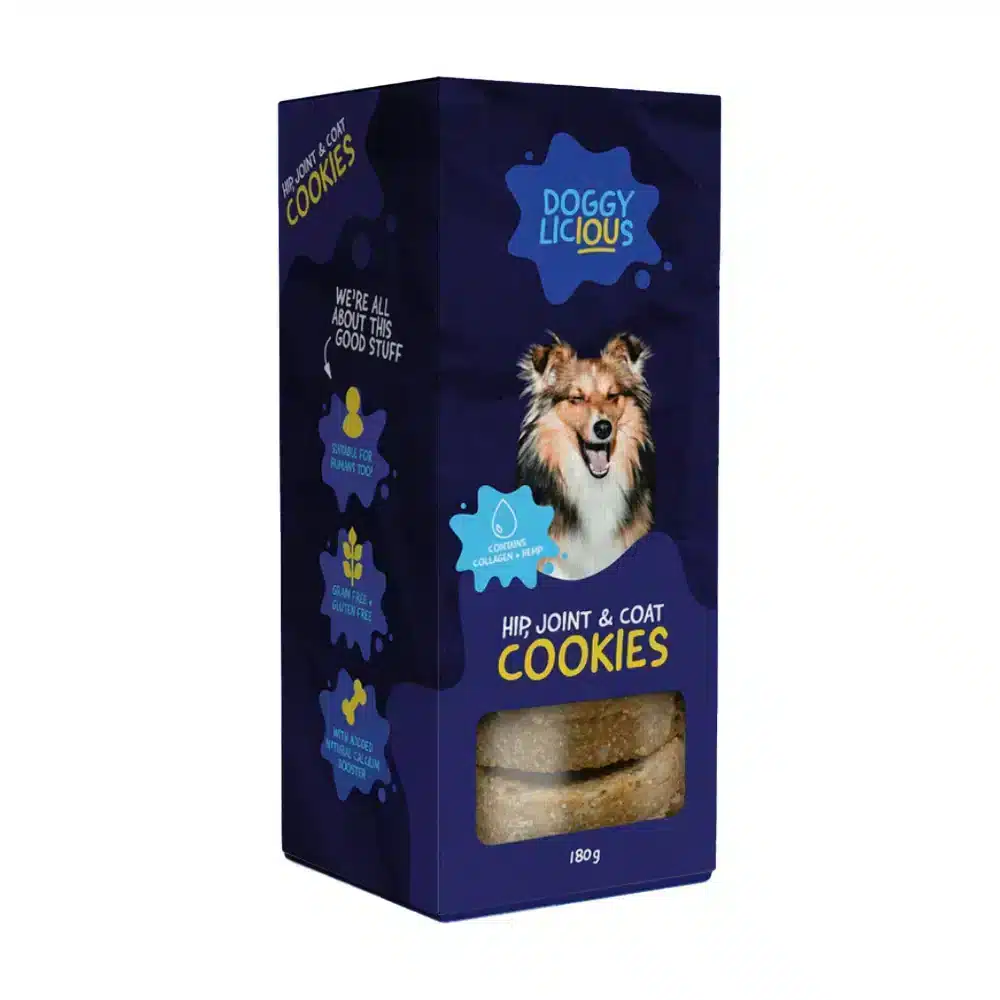 Doggylicious Hip, Joint And Coat Cookies - 180g