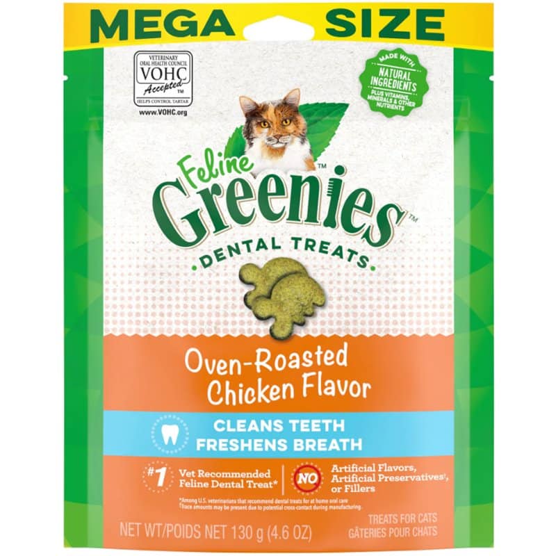 Greenies Cat Chicken Flavour 130g & Tub 277g 130g